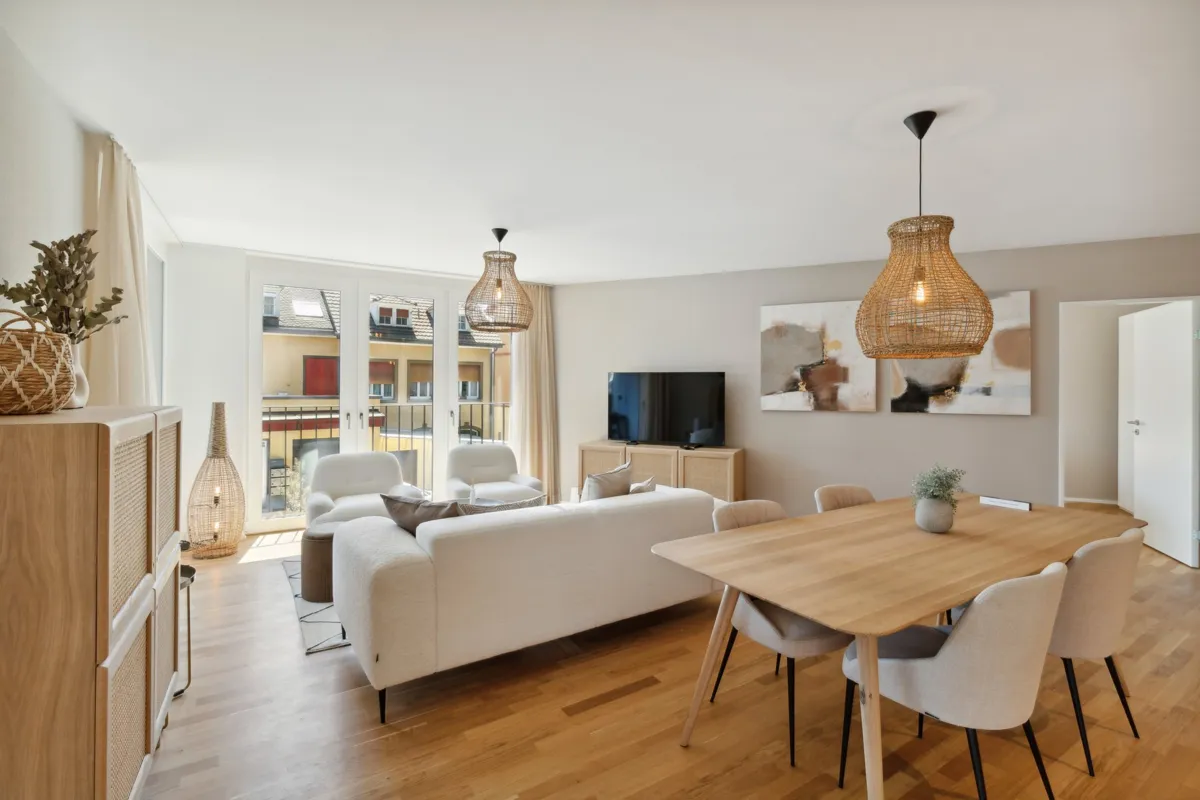 Möblierte Wohnung im Tower Münchenstein