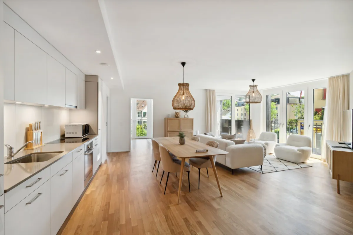 Möblierte Wohnung im Tower Münchenstein