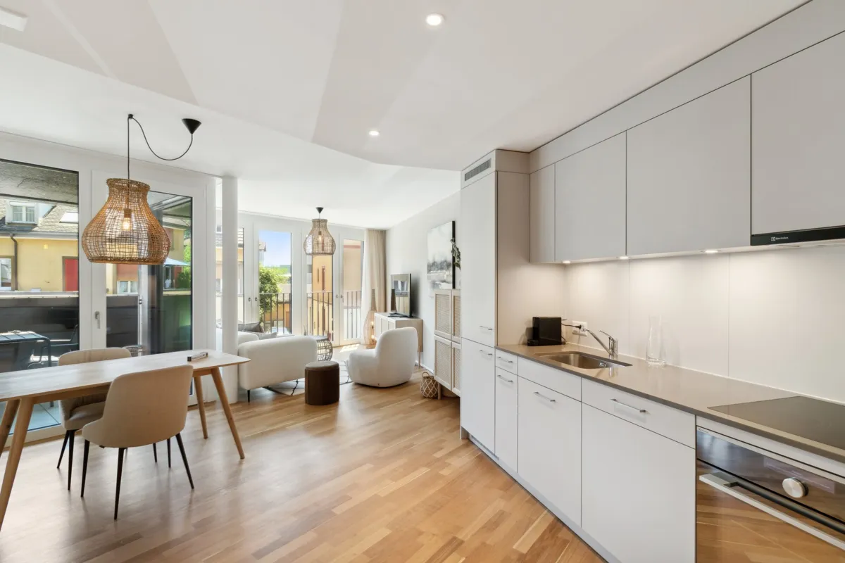 Möblierte Wohnung im Tower Münchenstein
