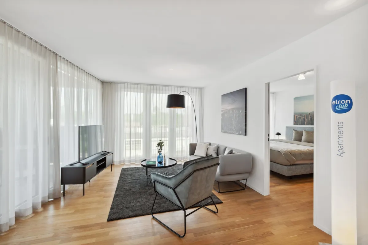 Möblierte Wohnung im Tower Münchenstein